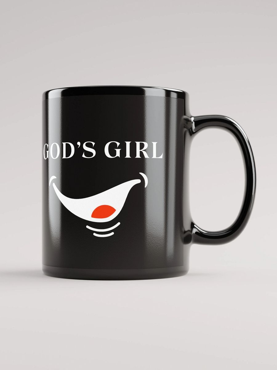 GOD'S GIRL Black Glossy Mug product image (1)