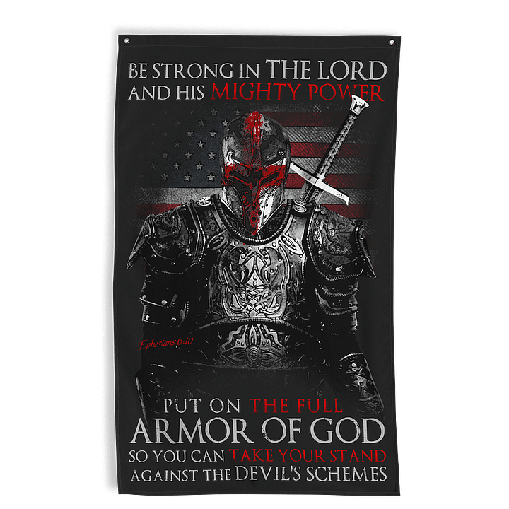 Armor of God Wall Flag product image (1)