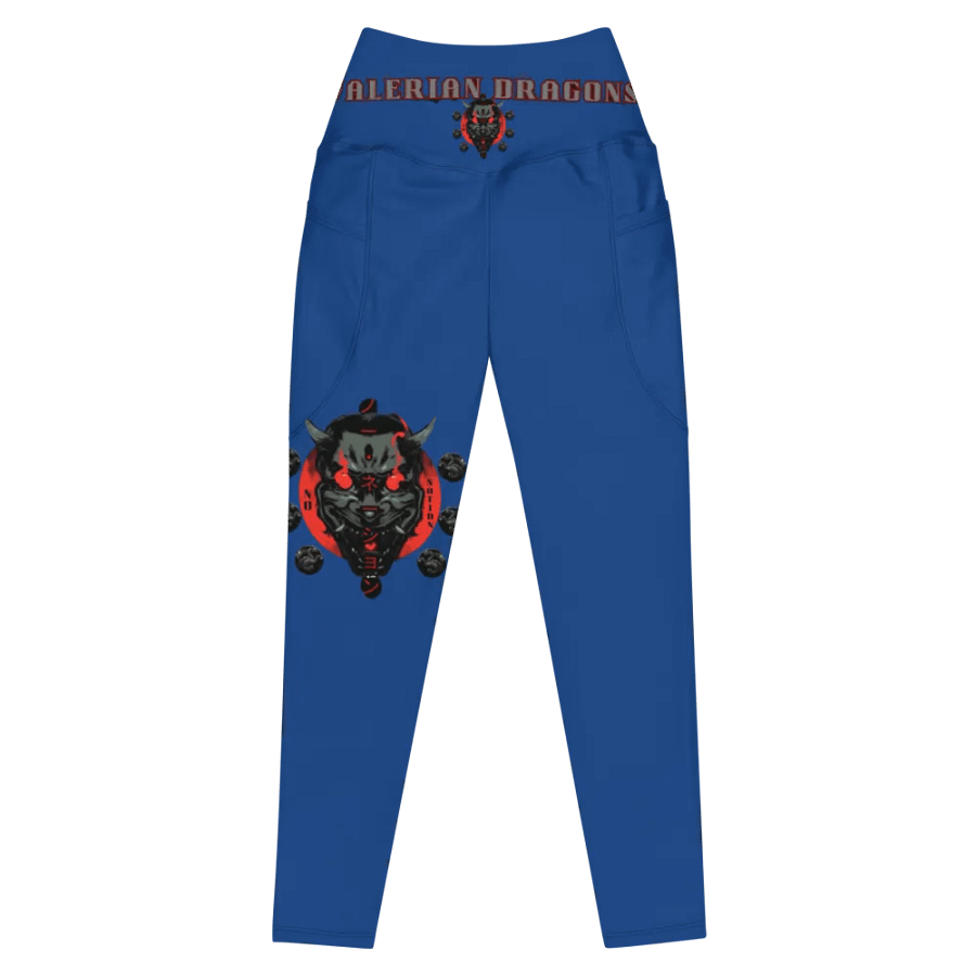 BLUE demon soul square up women's pocket leggings product image (11)