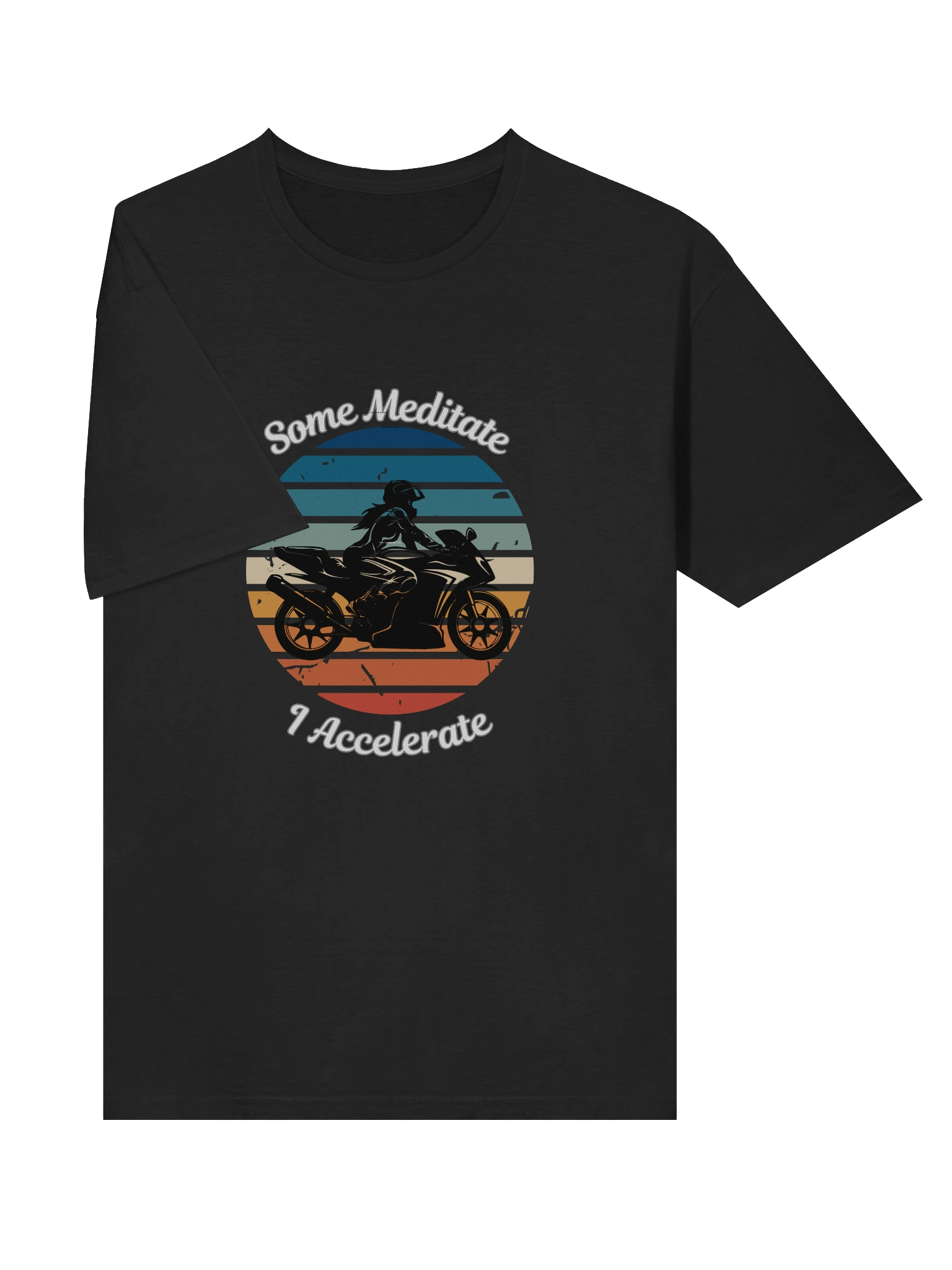 Some Meditate, I Accelerate Female T-Shirt product image (3)