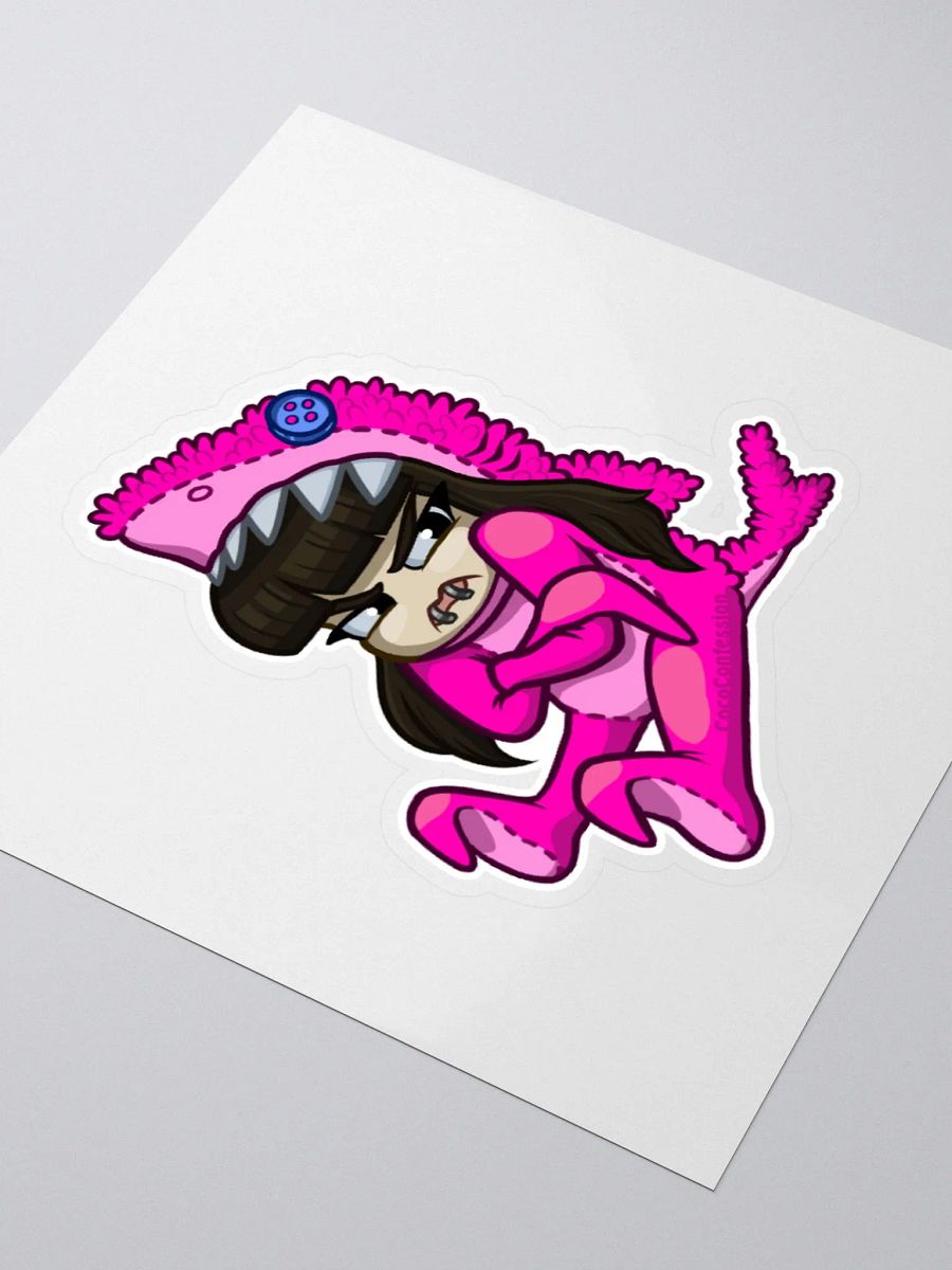 Pink Shark Sticker product image (3)
