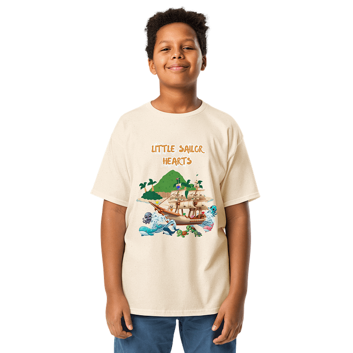 Little Sailor Hearts Youth Tee product image (36)