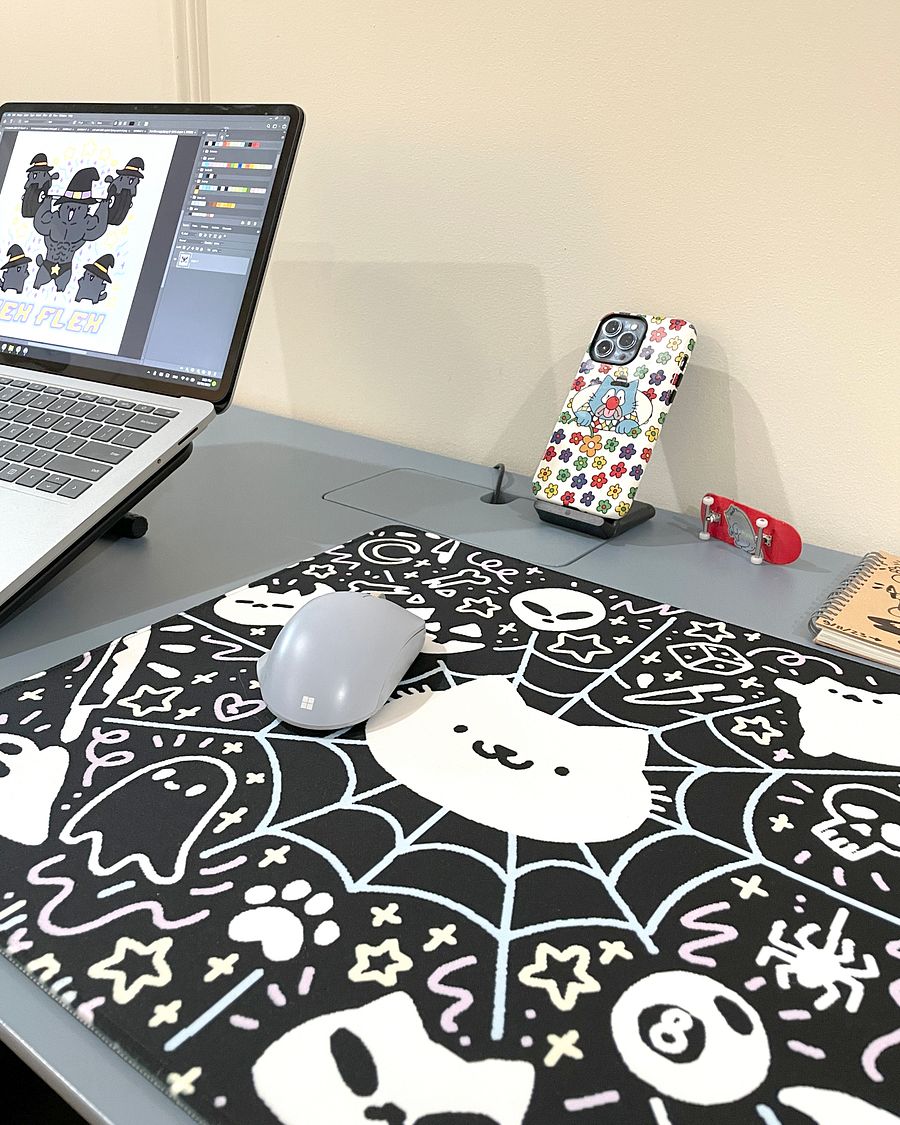 🕸️webbed gaming mouse pad🕸️ product image (2)