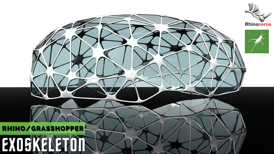 Exoskeleton Envelope Parametric Facade Design Grasshopper Rhino Files Download product image (2)