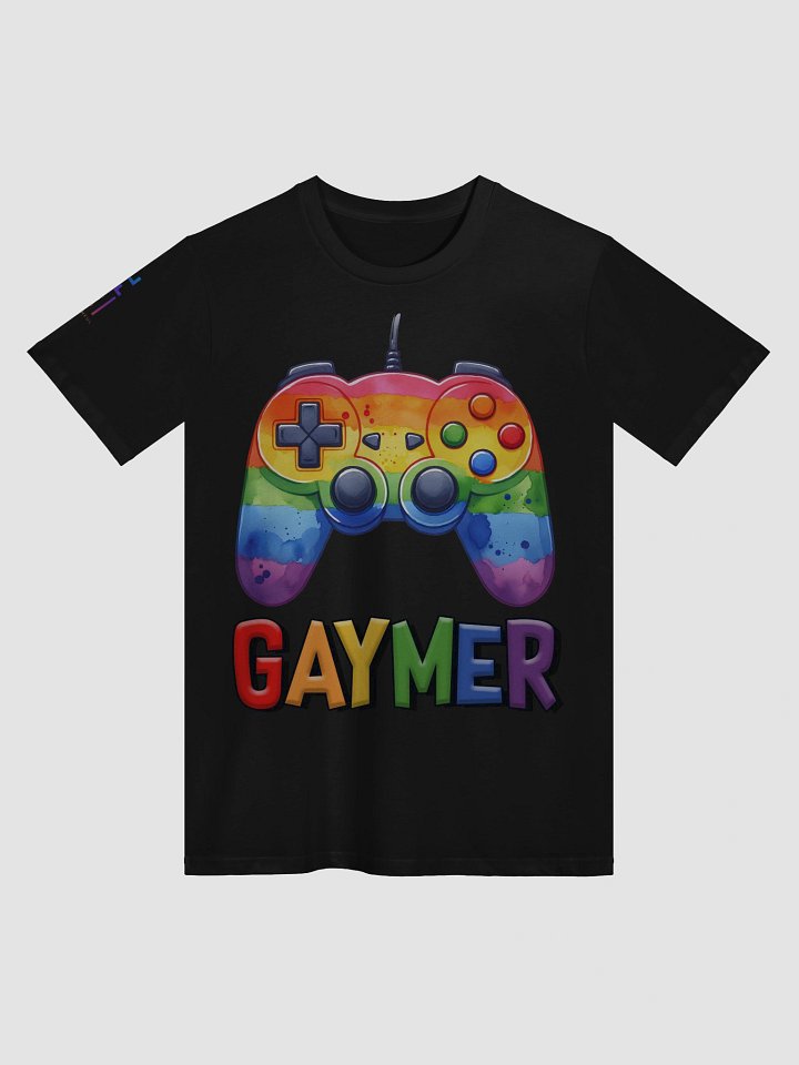 Rainbow Gaymer Video Game Controller T-Shirt product image (1)