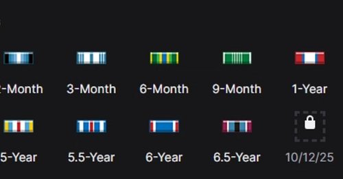 New sub badges, sticking with the military theme these are ribbons from military medals!