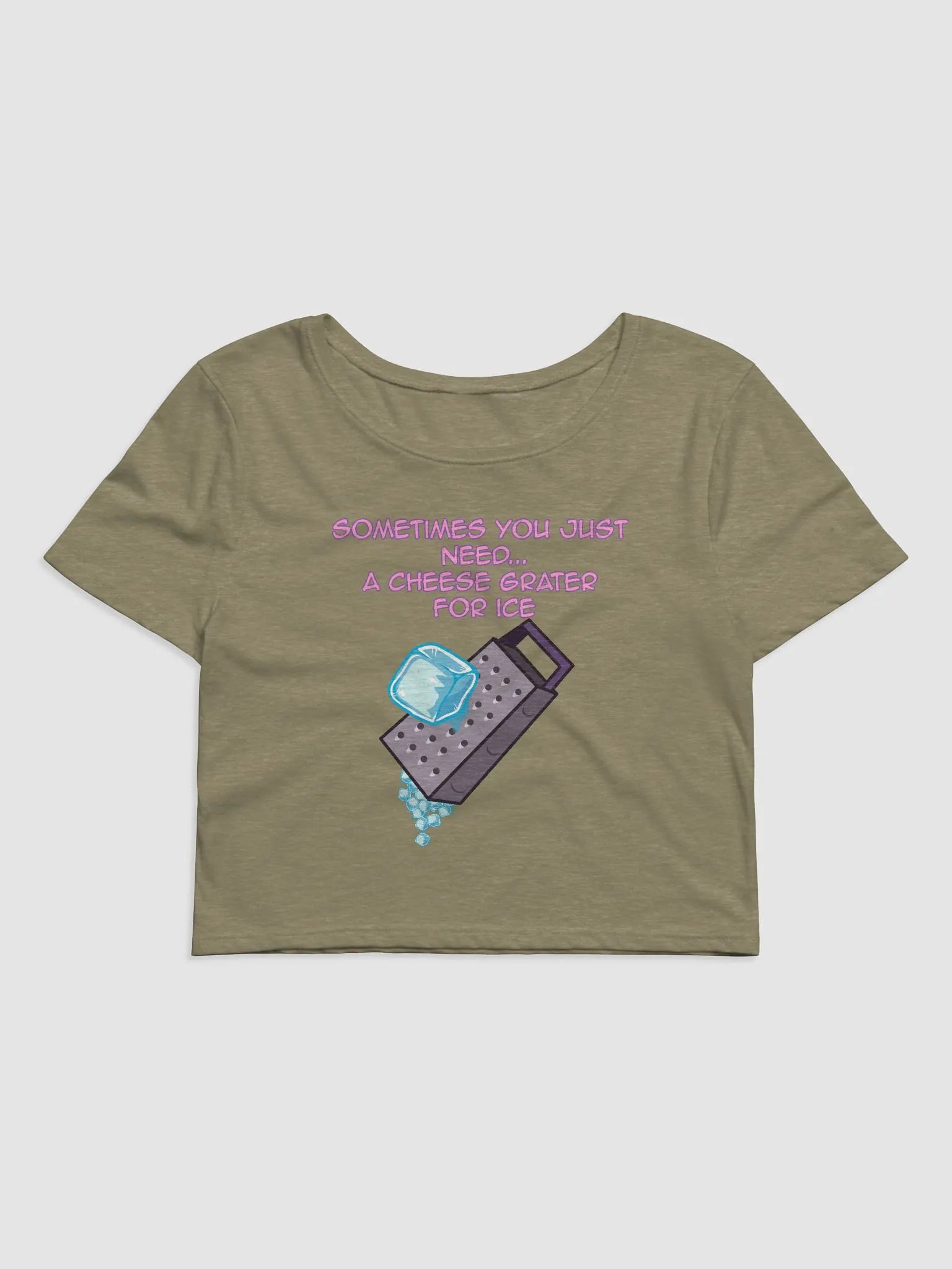 Cheese Grater For Ice - Crop Top product image (1)
