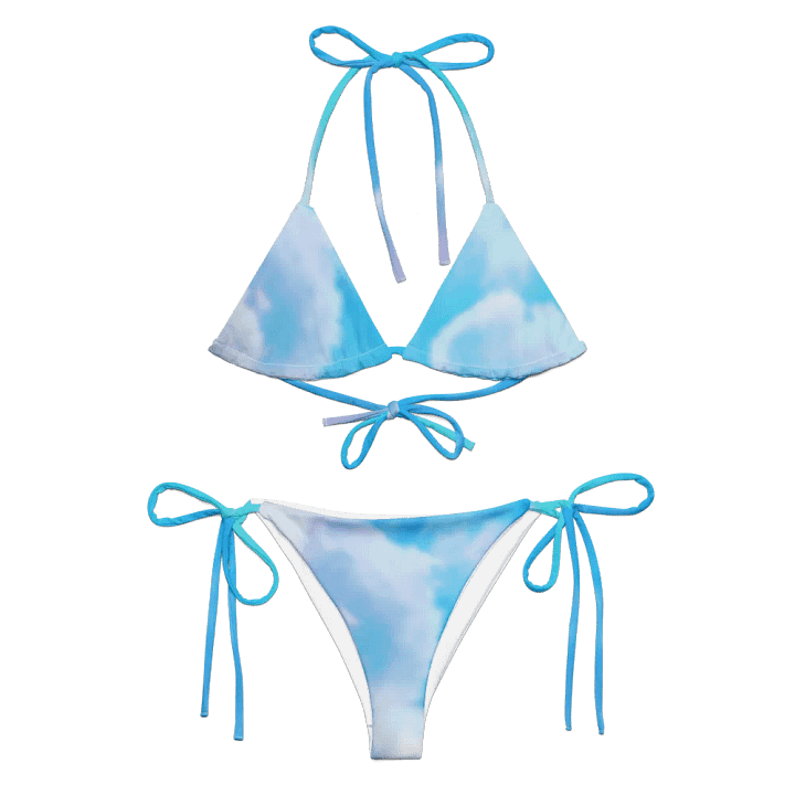 Blur cloud rainbow Design String Bikini - V6 product image (1)