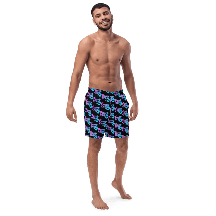 Patterned Swimtrunks - Black product image (7)