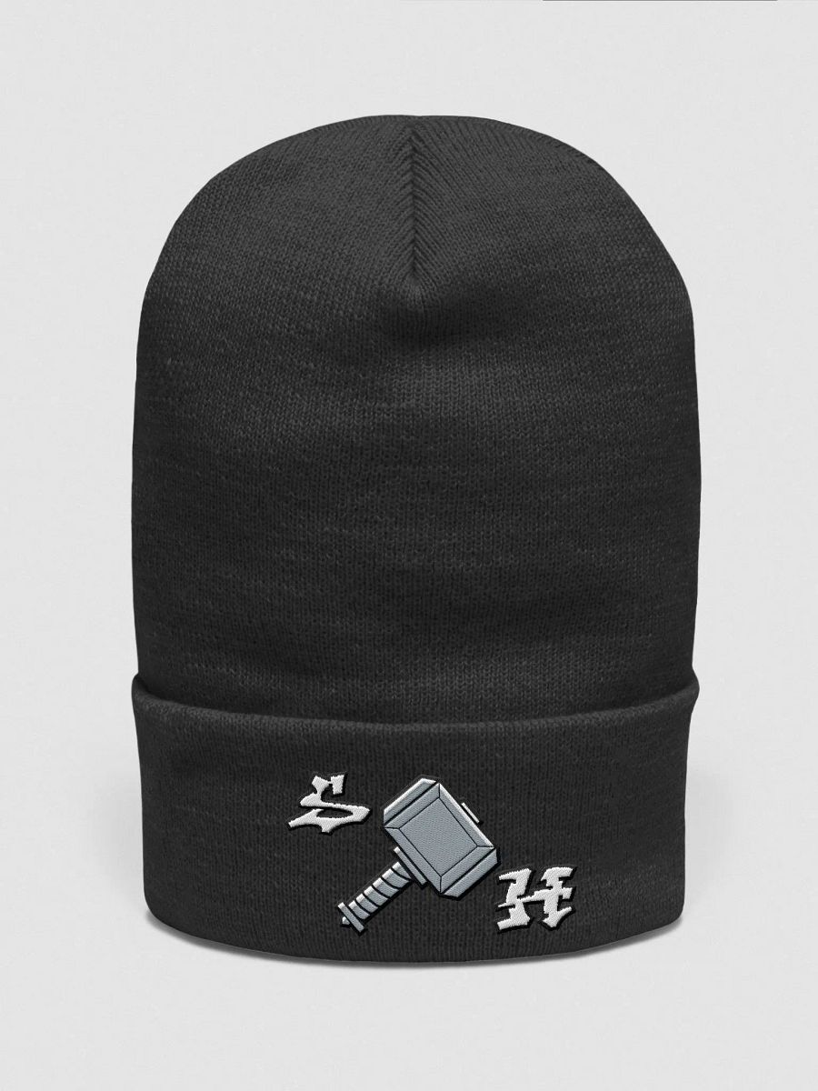 Mighty Mjolnir Embroidered Beanie product image (6)