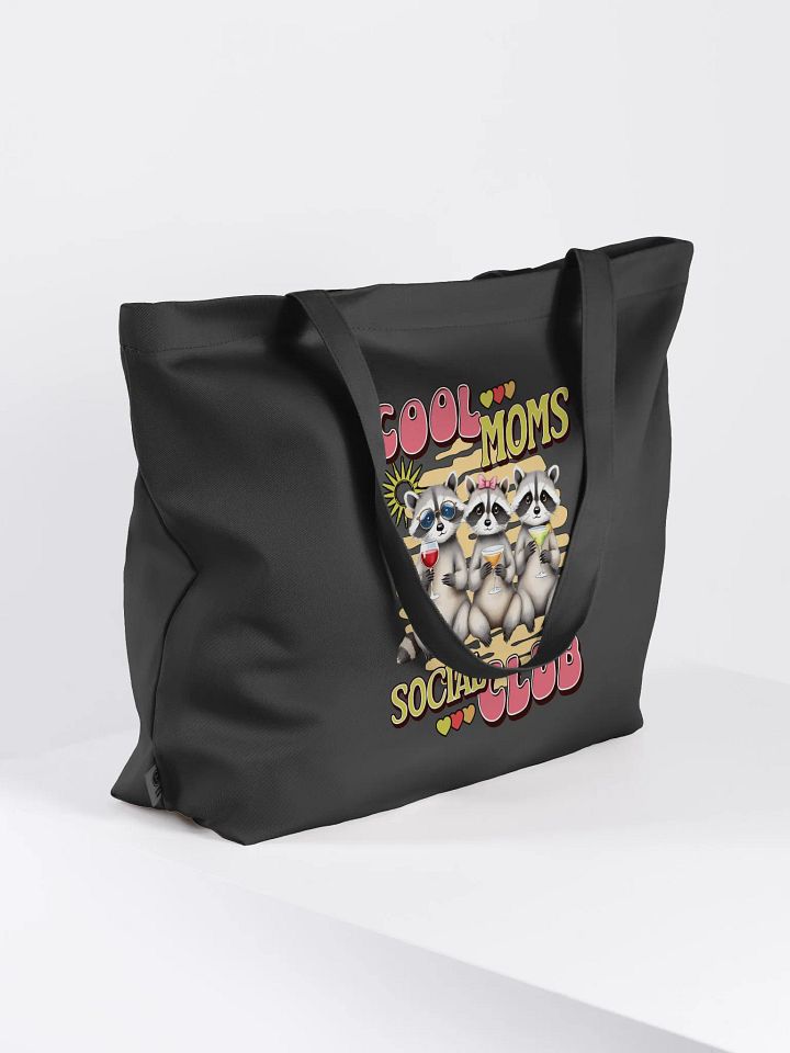 Cool Moms Social Club Raccoon Cocktail Party Tote product image (1)