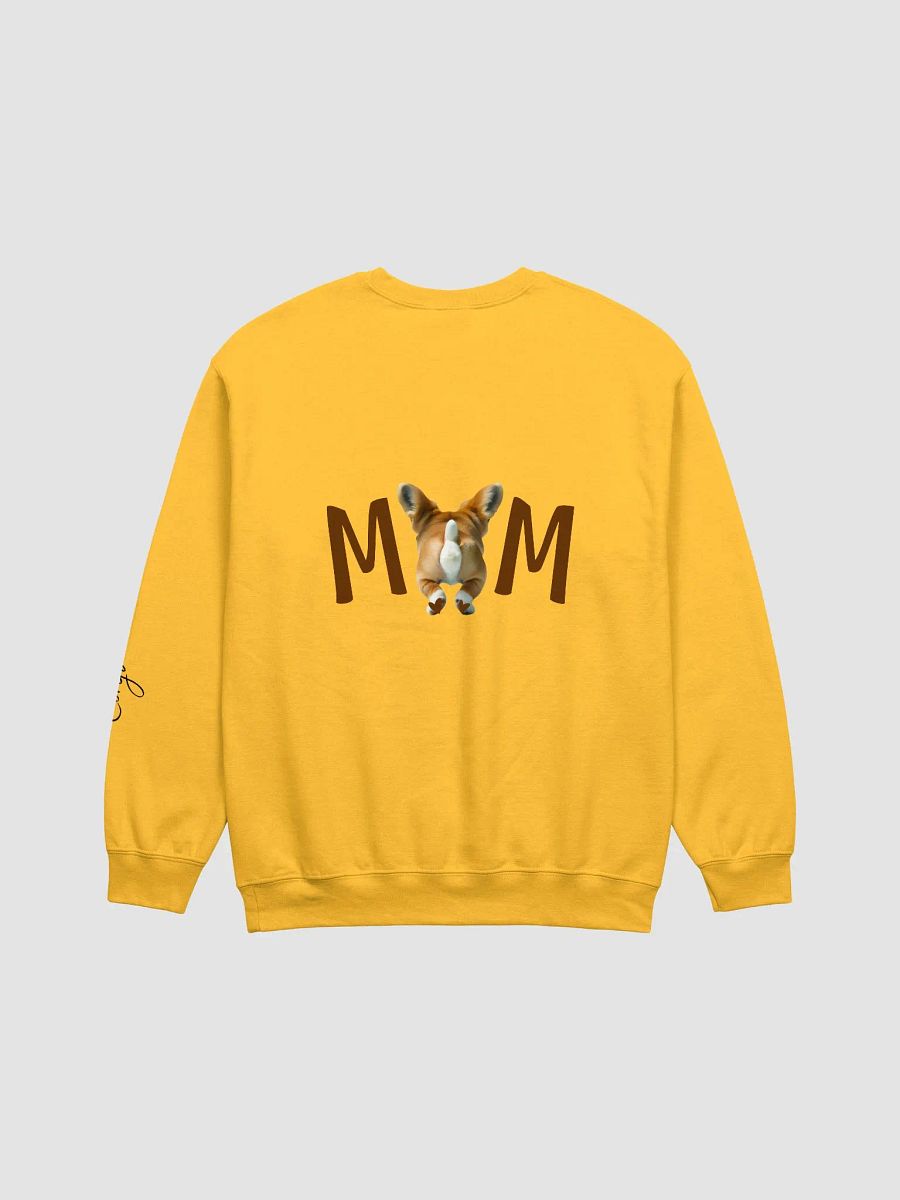 Corgi mom modern front and back design sweatshirt with sleeve print product image (3)