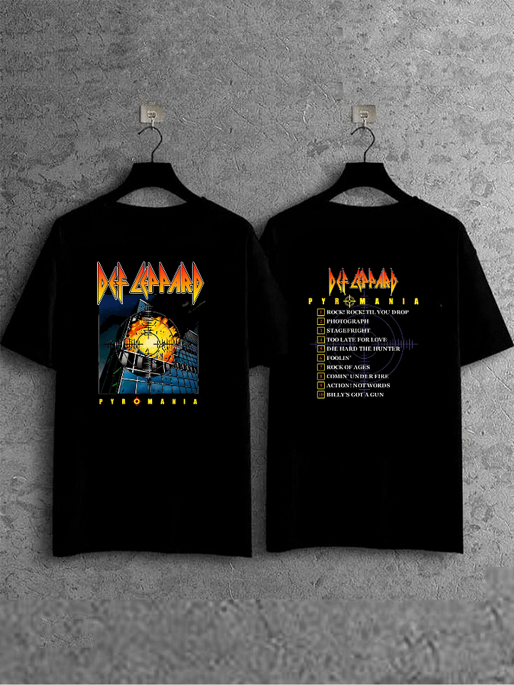 Def Leppard Pyromania Album Art Tee product image (1)