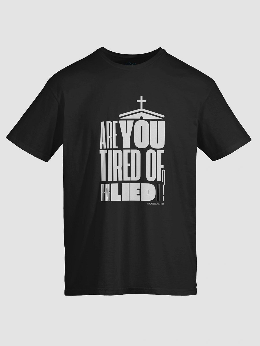 Church Lies Gilden Unisex Lightweight T-Shirt (white) product image (80)