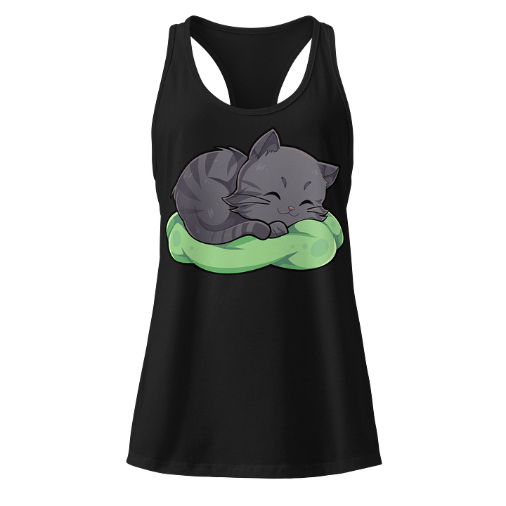 Emma Cat Nap Racerback Tank Top product image (1)