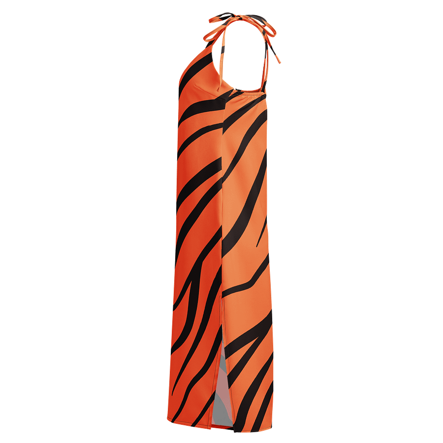 Tiger Stripes Flow: All-Over Print Slip Dress product image (3)
