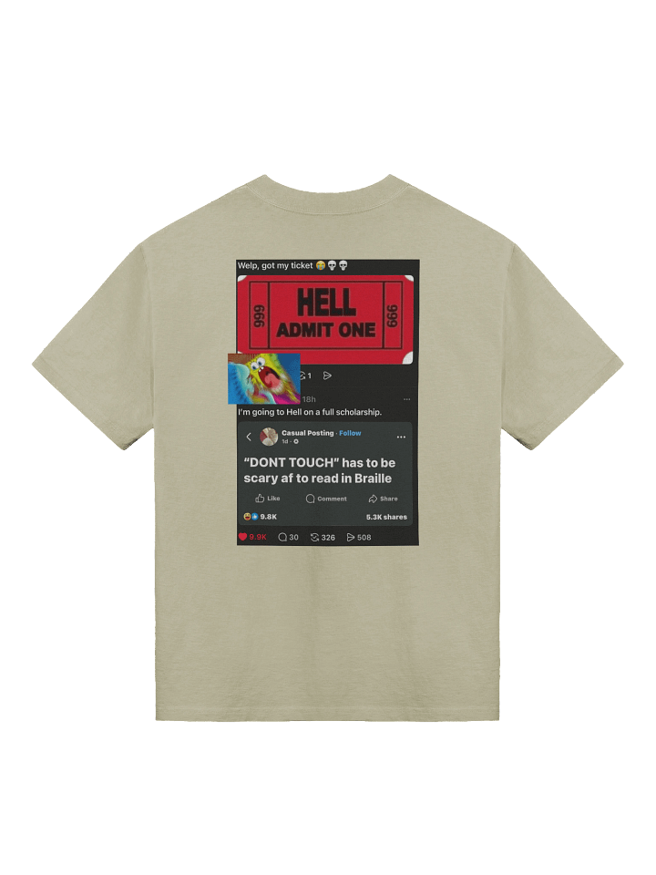 i dont like this shirt design but i got it done product image (2)