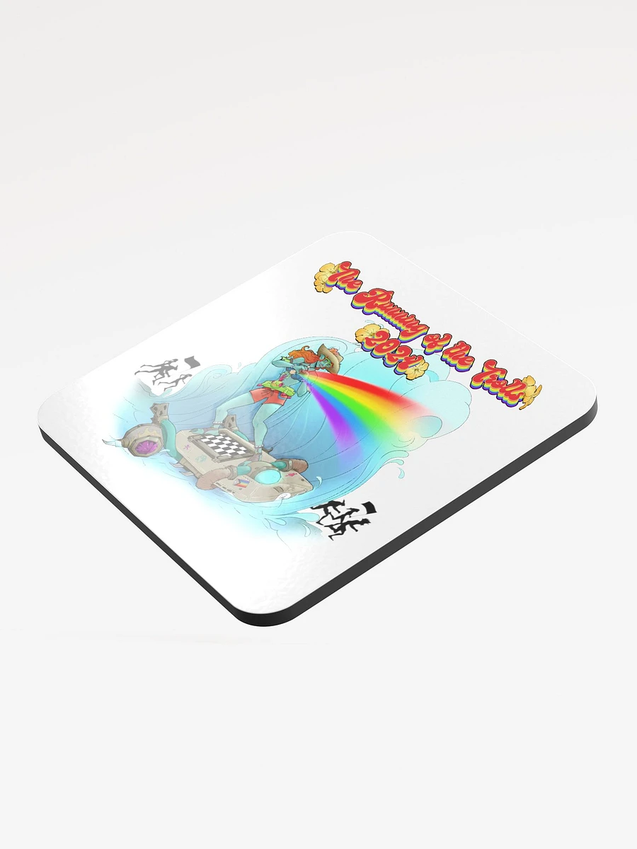 Running of the Trolls Glossy Coaster - by Mischi product image (3)
