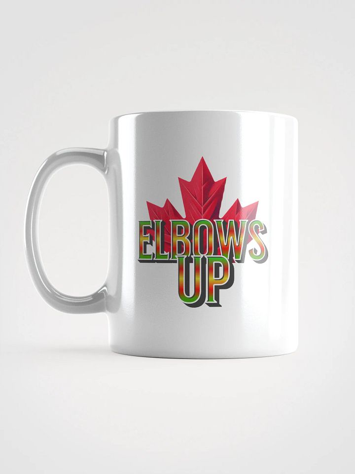 Elbows Up Maple Leaf Gradient Vibrant Mug product image (1)