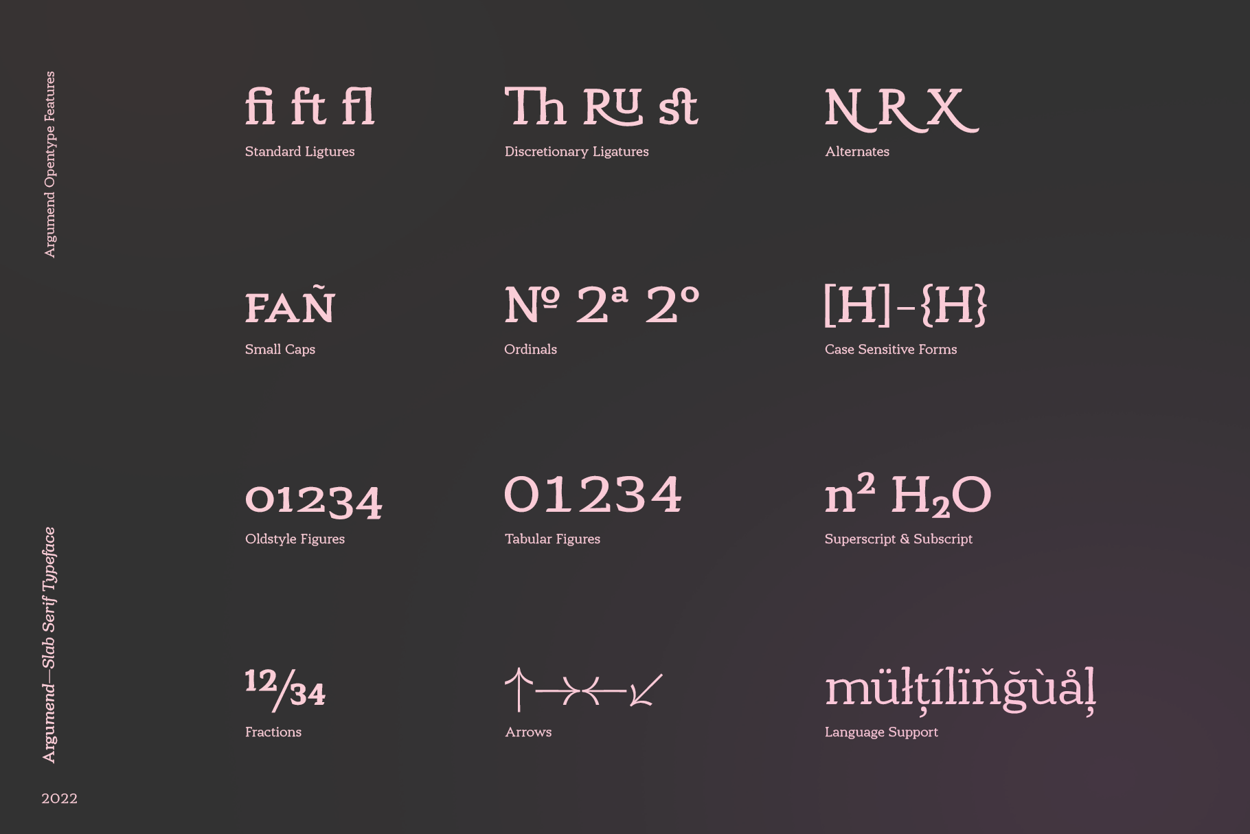 Argumend | A Humanistic Slab Serif Typeface product image (5)