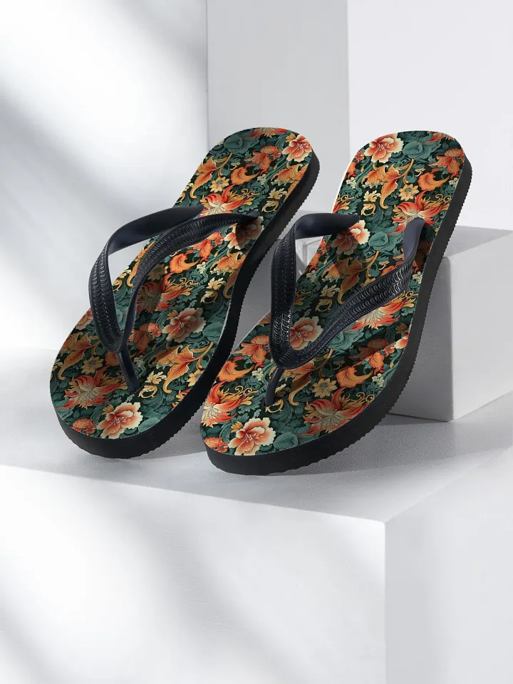 Sunset Flowers | Unisex Flip-Flops product image (1)
