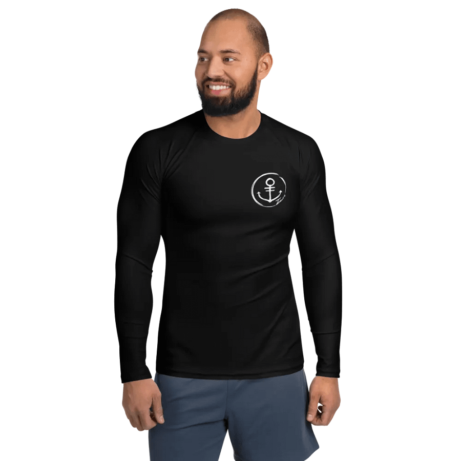 Sun-Resistant Men's Long Sleeve Rash Guard product image (1)