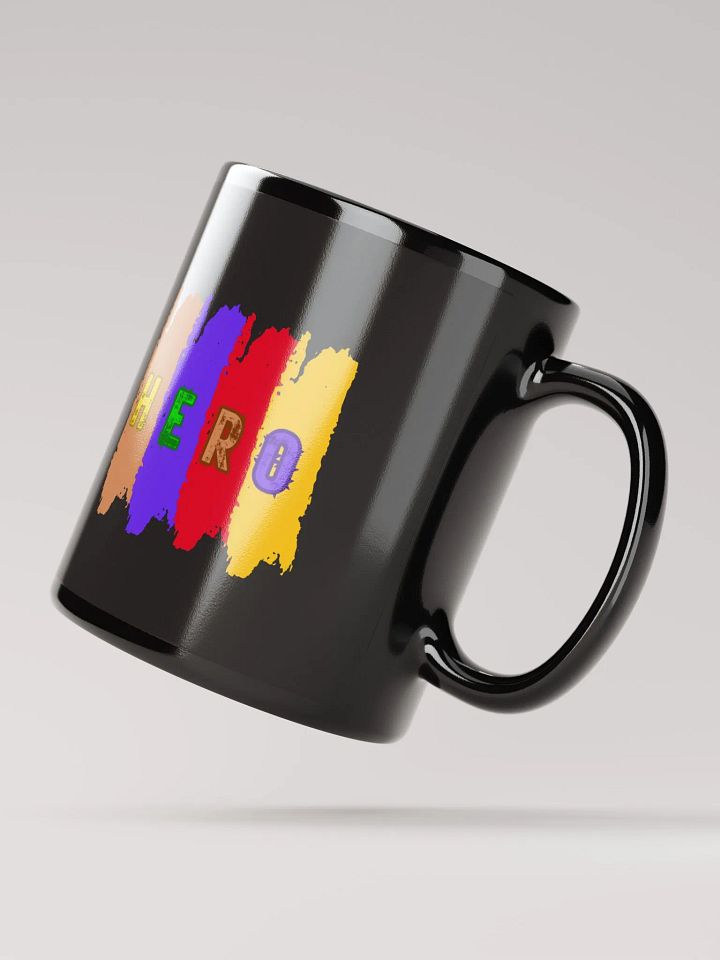 Double HERO Black Glossy Mug product image (3)