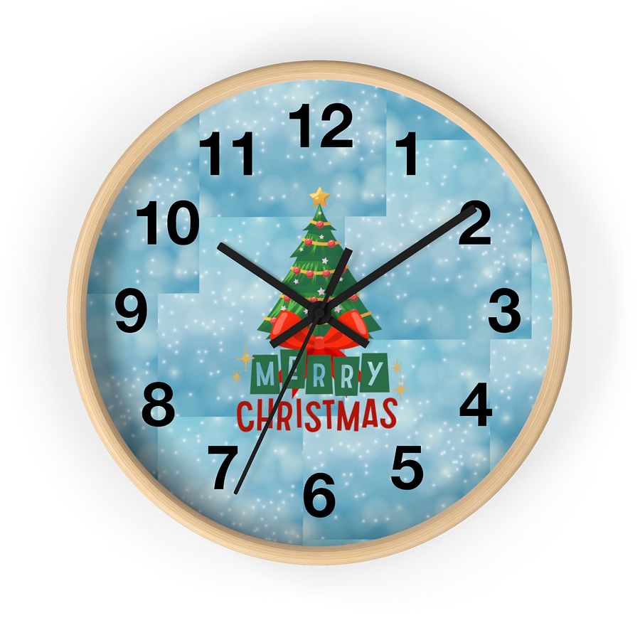 Christmas clock product image (3)