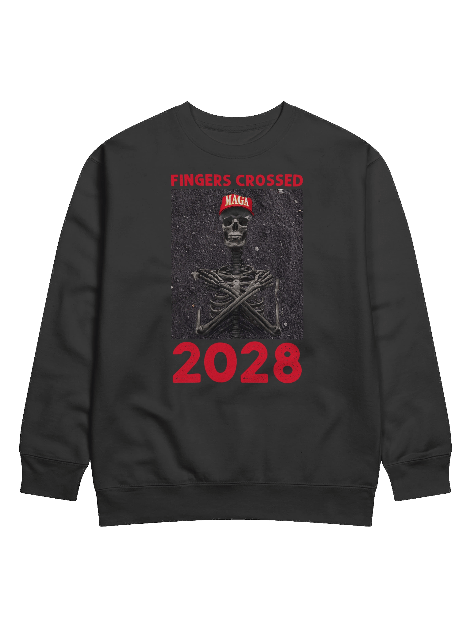 "FINGERS CROSSED 2028" Sweatshirt product image (1)
