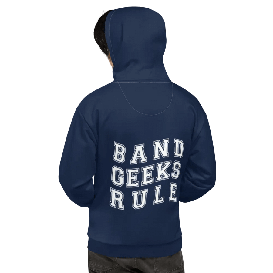 Band Geeks Rule Hoodie | Navy Blue product image (4)