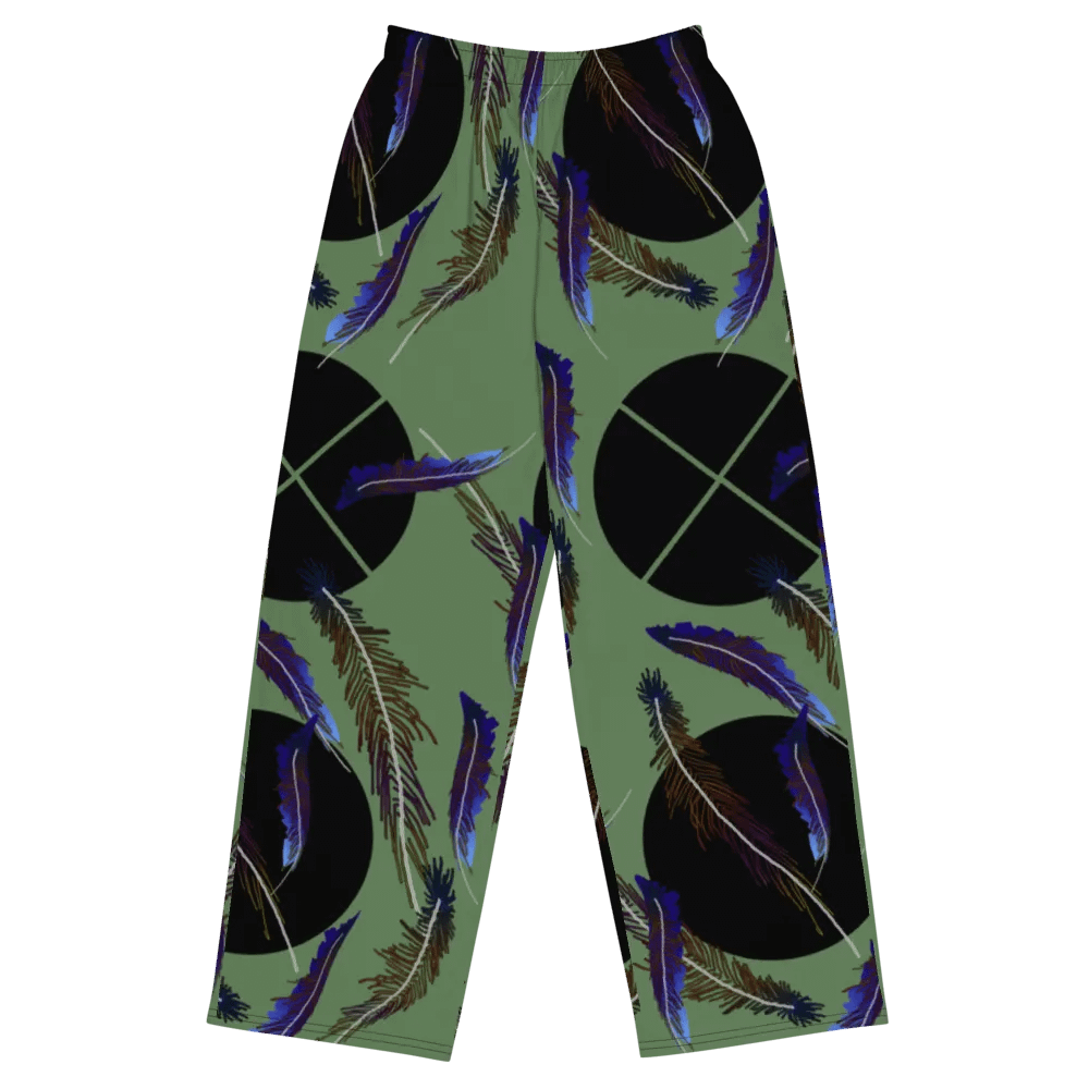 Feathers and Polkadots Wideleg Pants product image (2)