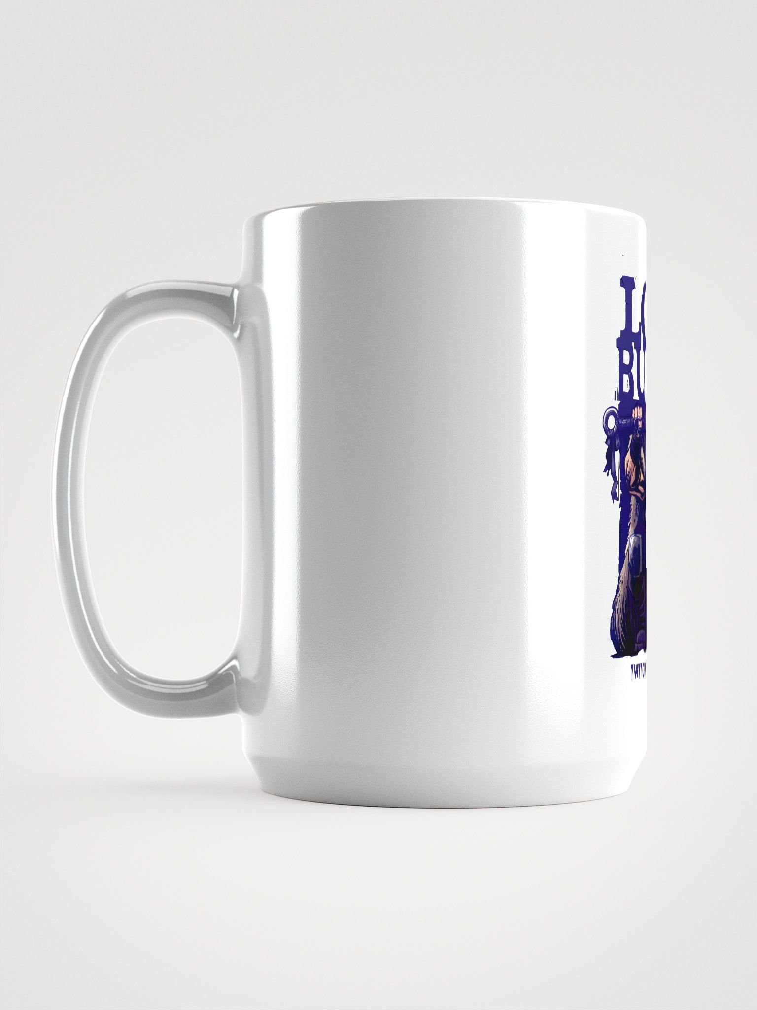 kneeling viking glossy mug white product image (2)