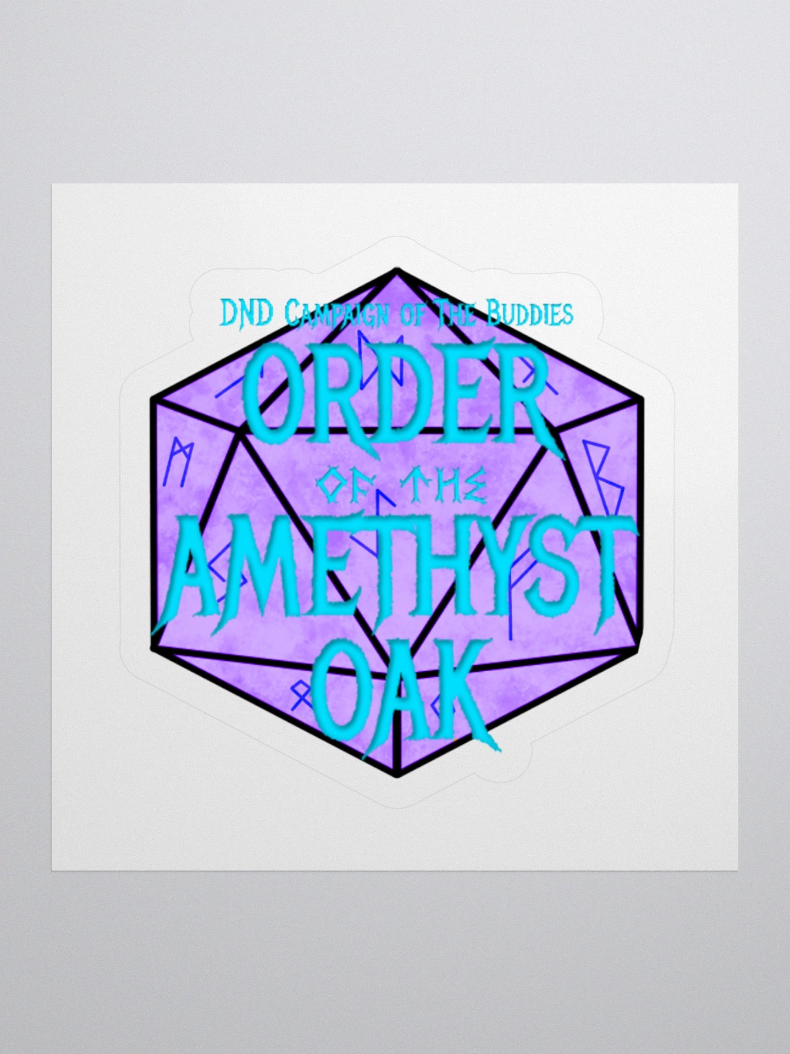 Order Of The Amethyst Oak Sticker product image (2)