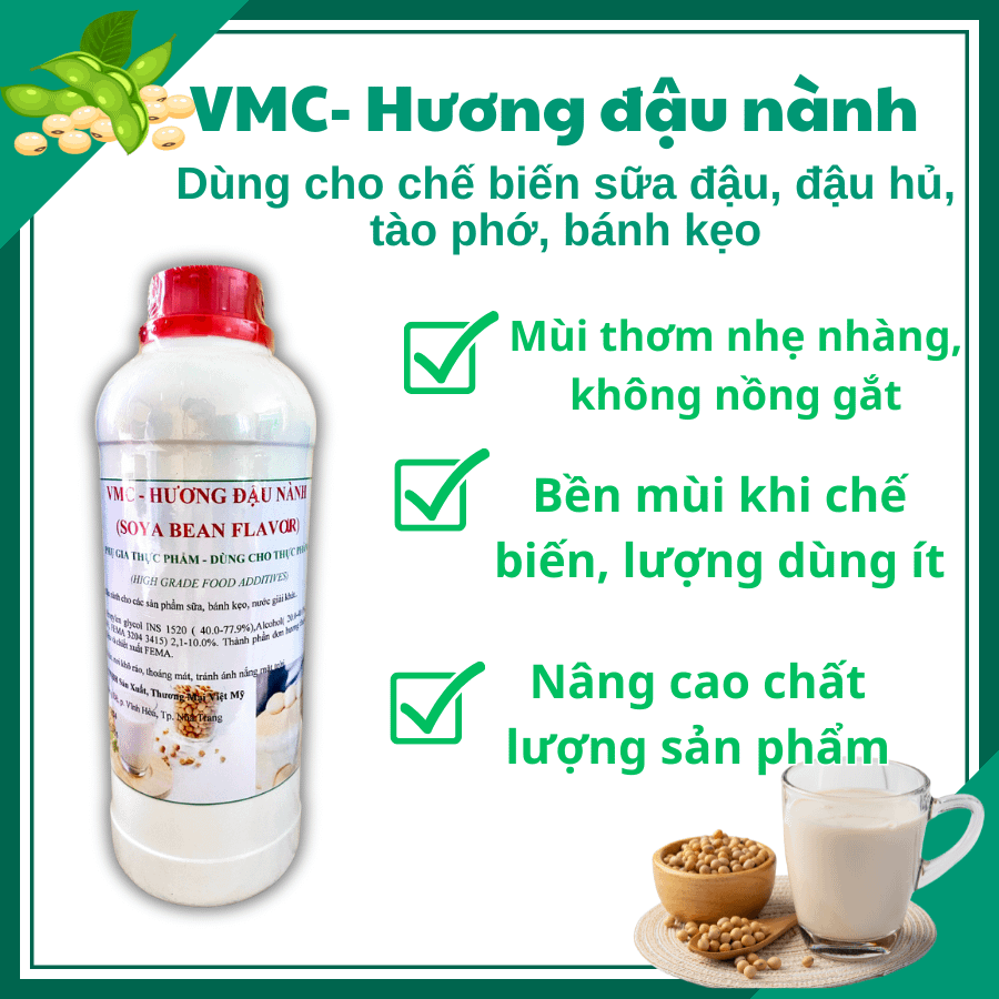 Hương đậu nành VMC – Hương liệu thực phẩm product image (1)