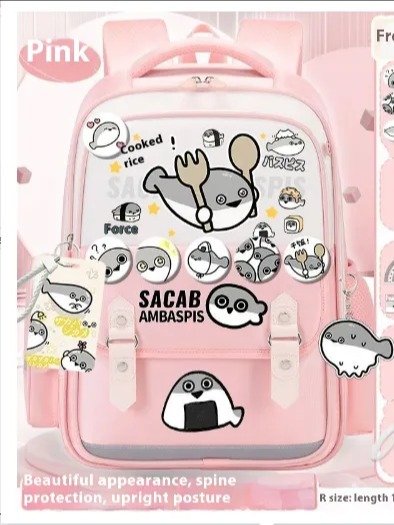 Turtle Schoolbag Girl Campus Portable Burden Alleviation Large Capacity Backpack product image (1)
