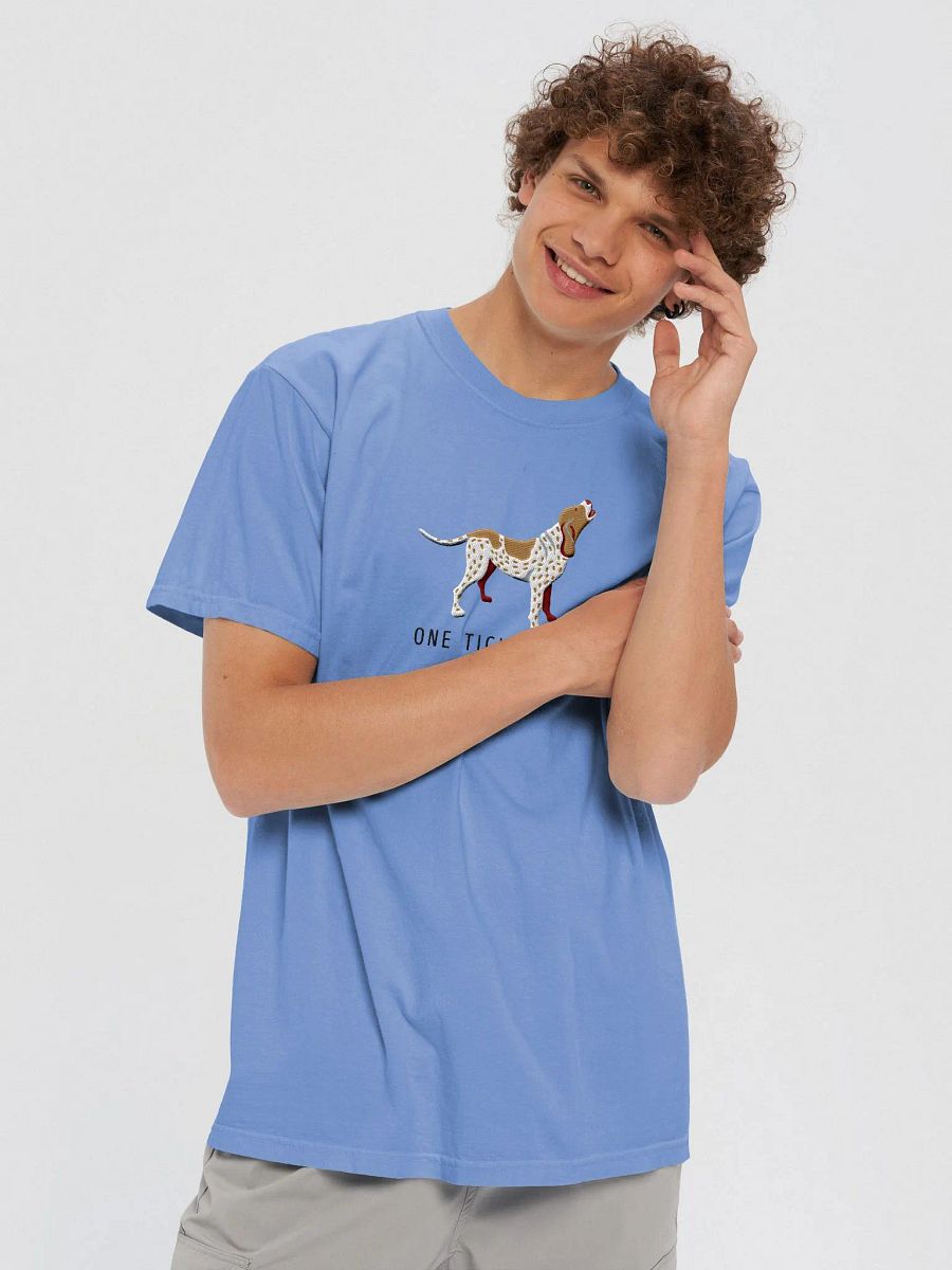 One Tick Pony T-Shirt(Embroidered) of a Redtick Coonhound product image (7)