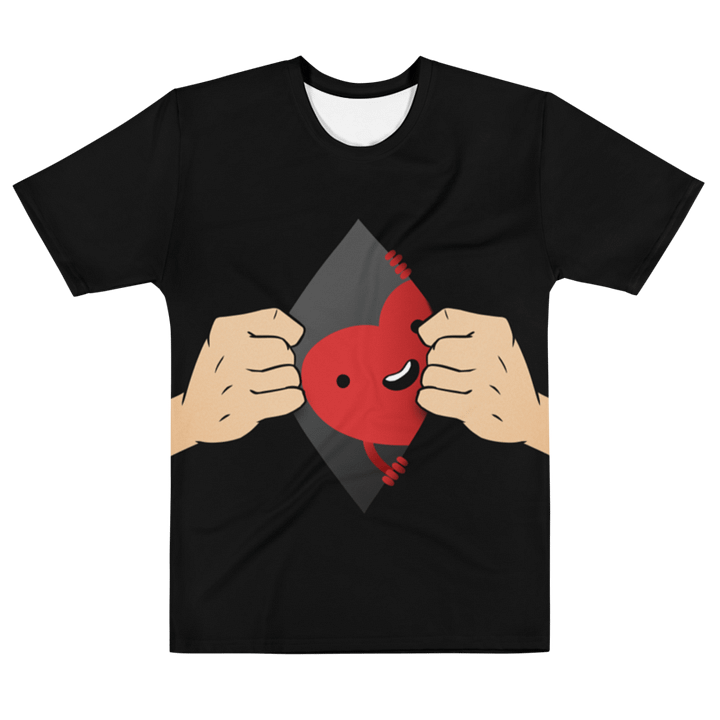 Open Heart (black shirt / white skin tone) product image (1)