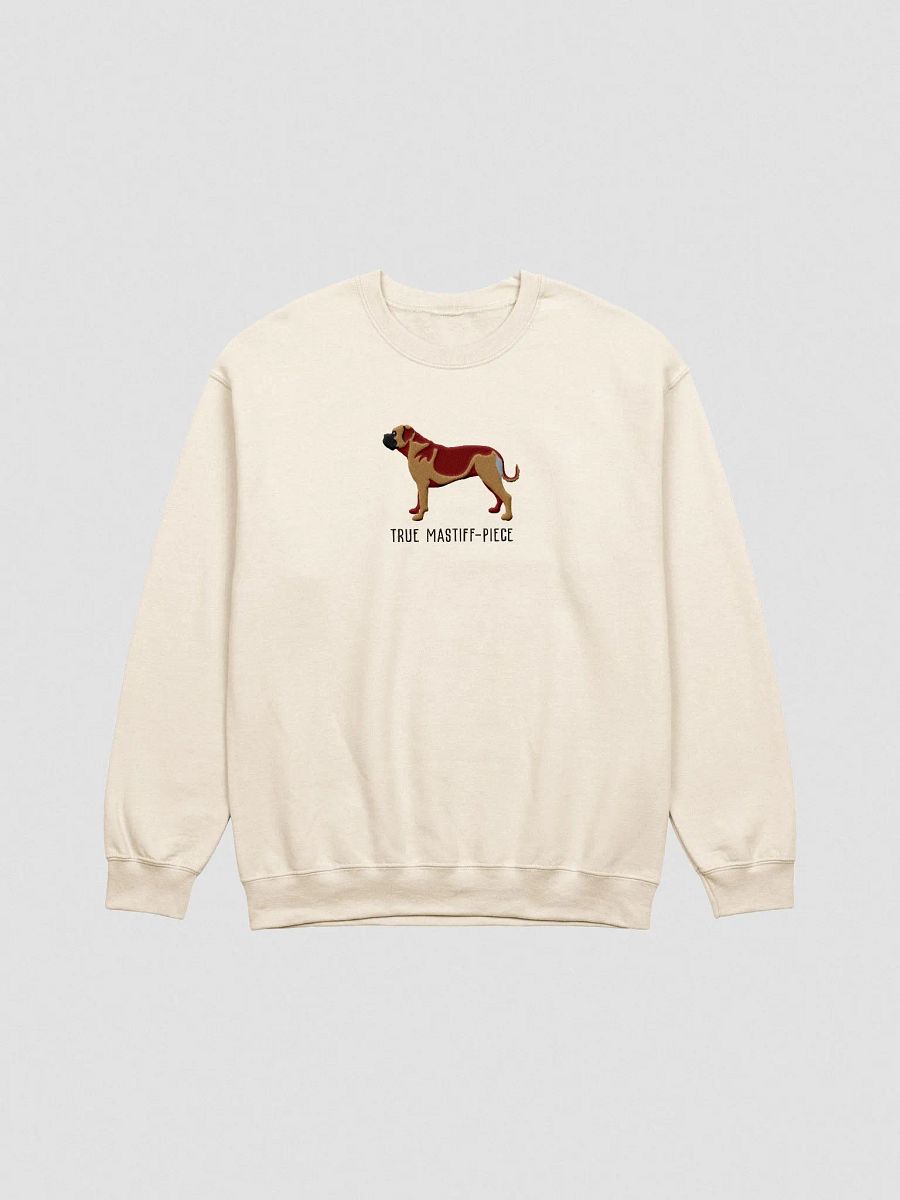True Mastiff-Piece Sweatshirt(Embroidered) of a Bullmastiff(Tan) product image (4)