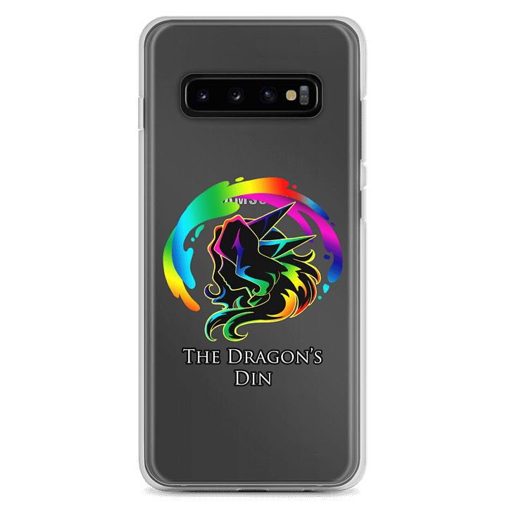 The Dragon's Din Logo Clear Case for Samsung product image (1)