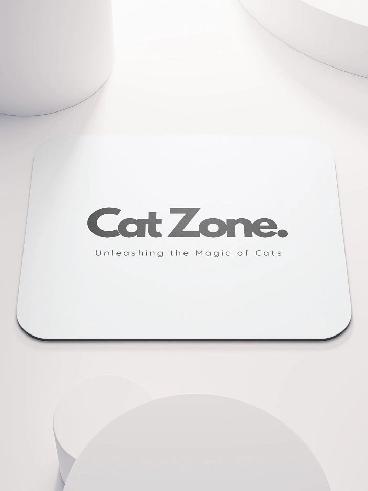 Cat Zone - Infinite Black Mouse Pad product image (1)