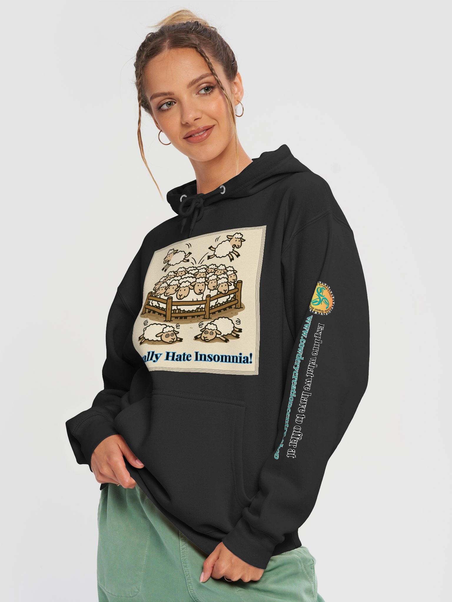 I Really Hate Insomnia (Both) Lane Seven Premium Pullover Hoodie product image (21)
