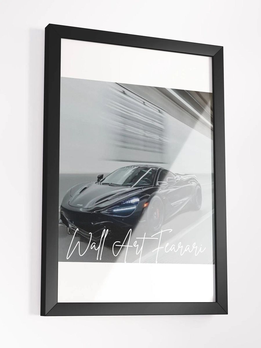 Ferrary Car Framed High-Quality Matte Poster (in) product image (3)