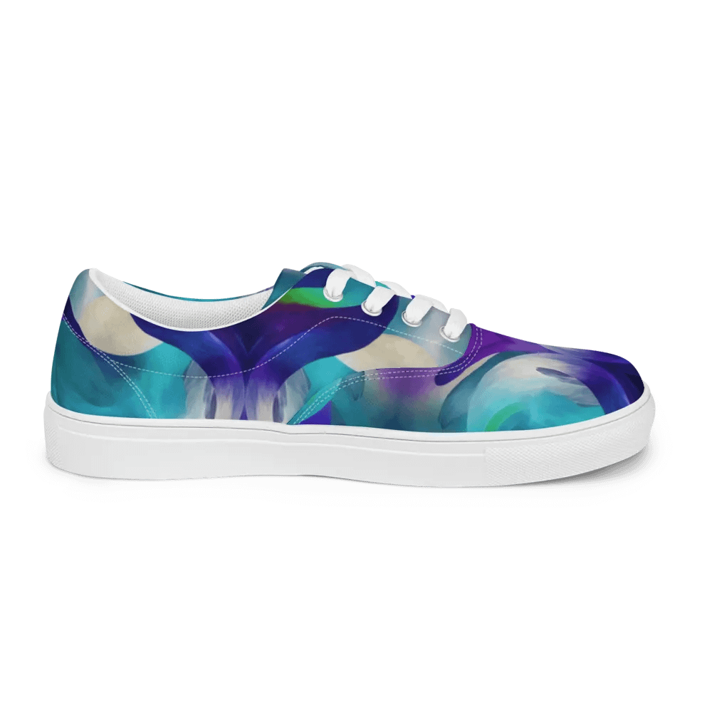 Ethereal Waves Women's Canvas Shoes product image (8)