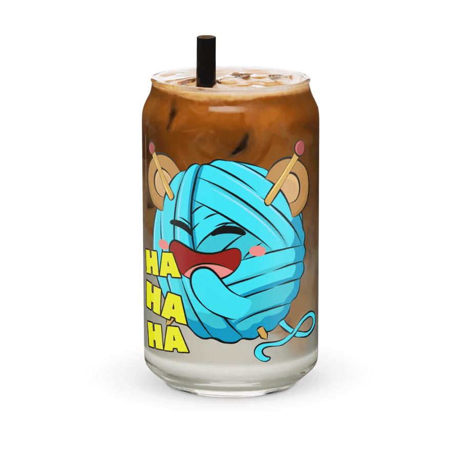 Emote-Lachen-Glas-16oz product image (36)