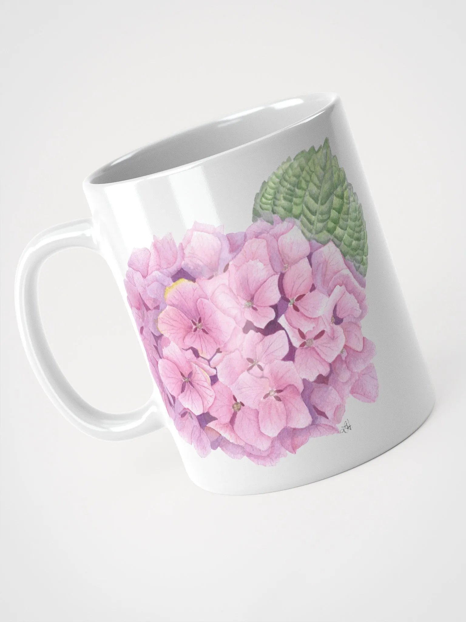 Hydrangea Botanical Illustration Mug product image (8)