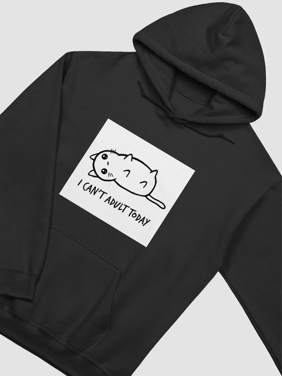 Cat Cartoon Hoodie - I Can't Adult Today product image (26)