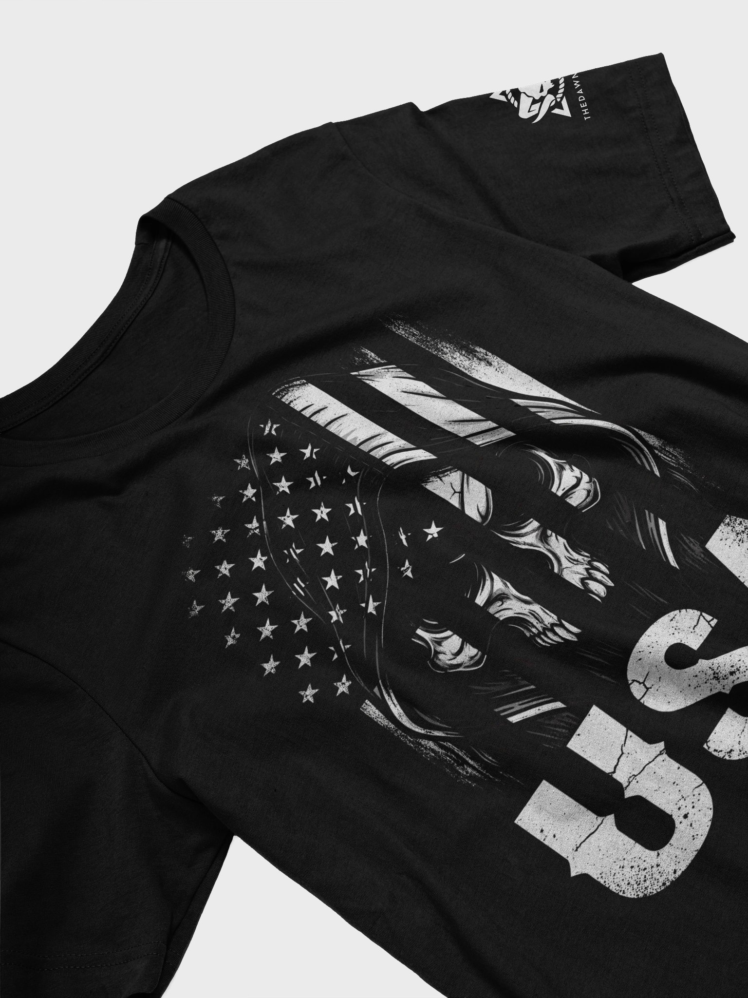 The Dawnbreaker's Patriotic Skull USA T-Shirt product image (3)
