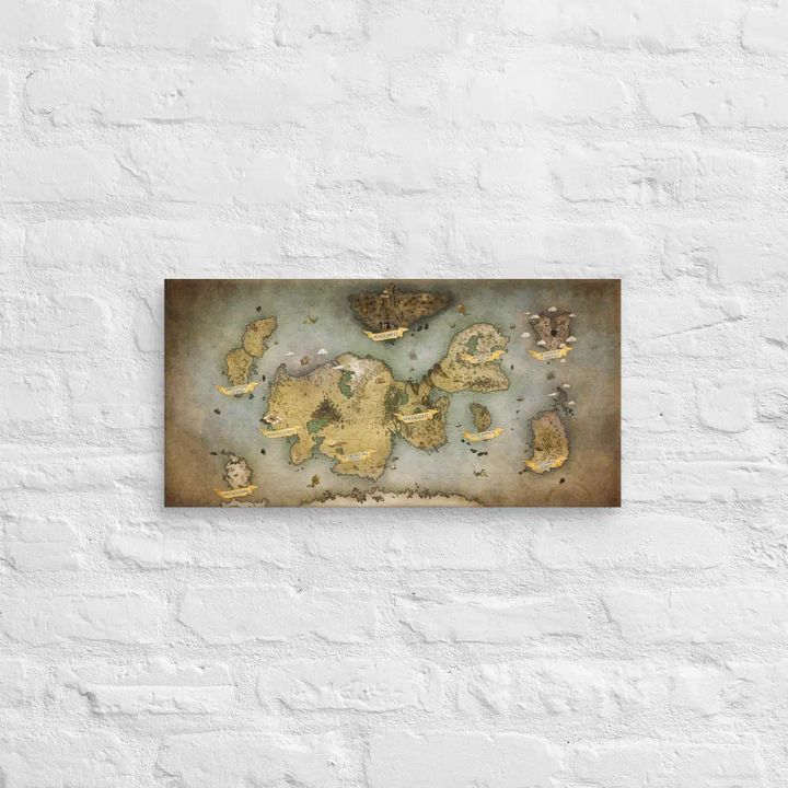 Everinthian | "World Map" Painting product image (2)