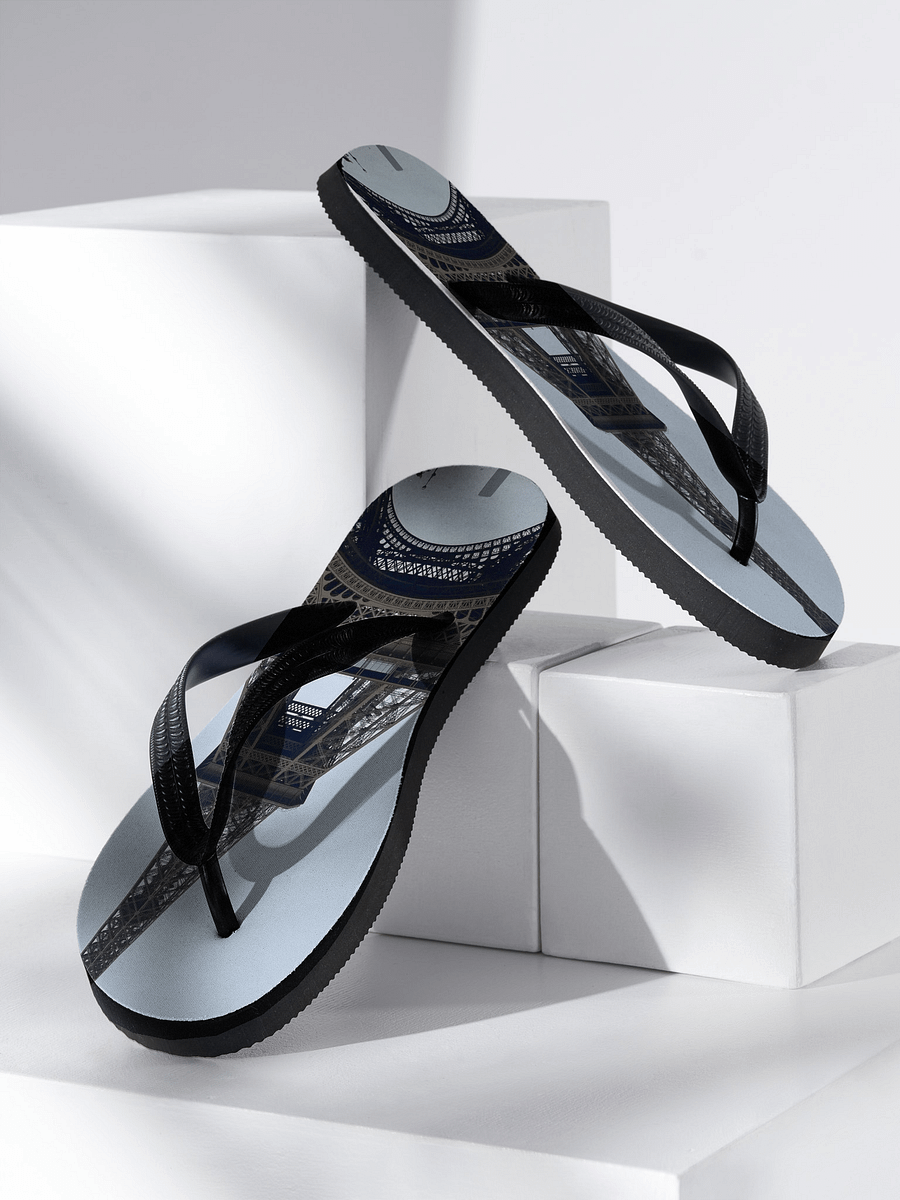 Eiffel Tower Reflection Flip-Flops product image (2)