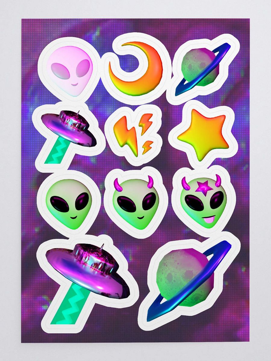 videovomit space stickersheet product image (3)